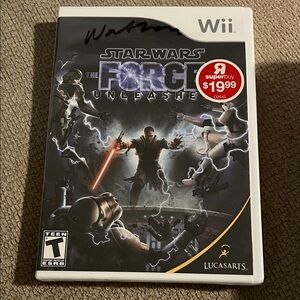 Star Wars: The Force Unleashed for Wii - Black and White